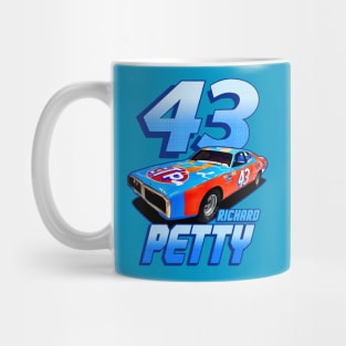 Richard Petty 43 STP Legend 70S Retro Mug